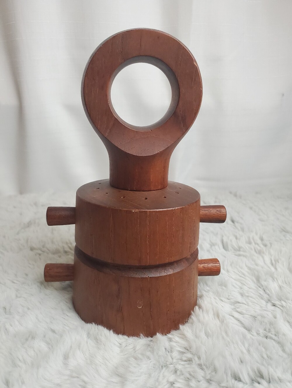 Vintage MCM Dansk Teak Wood Salt & Pepper Mill Jens Quistgaard